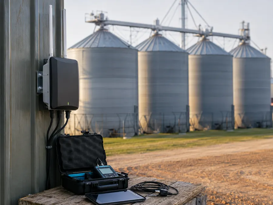Validación de campo para piloto de monitorización remota de silos