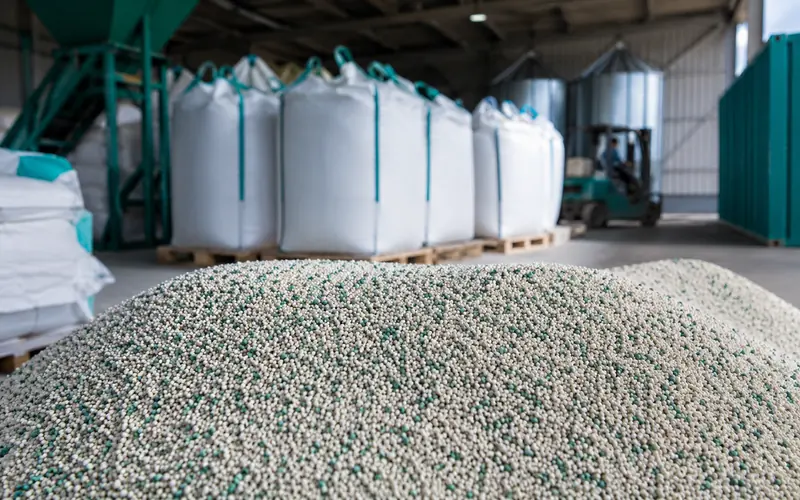 Depósito o silo de fertilizante